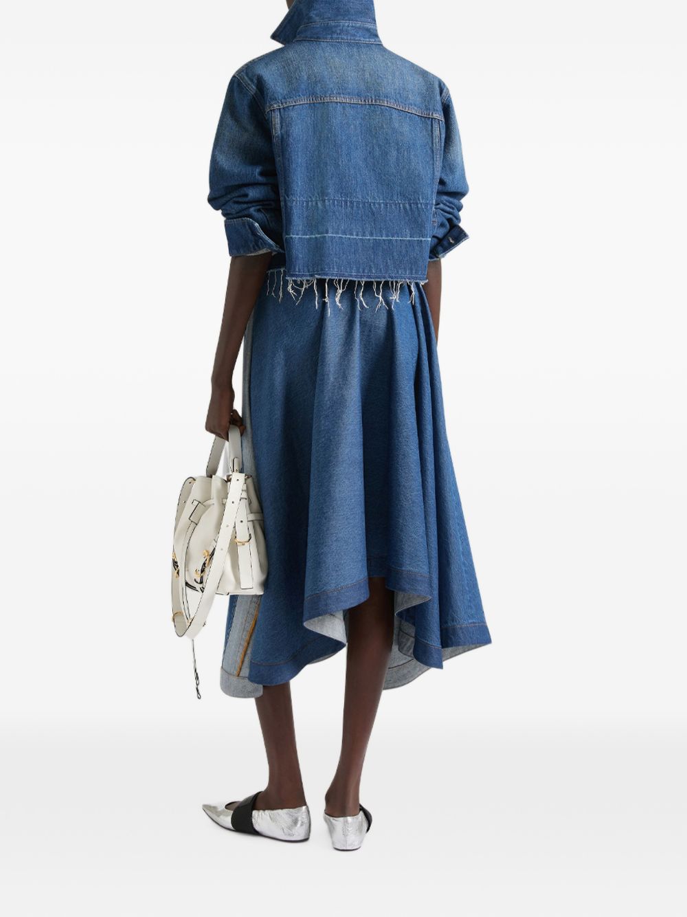 Givenchy Logo Embroidered Coat NAVY