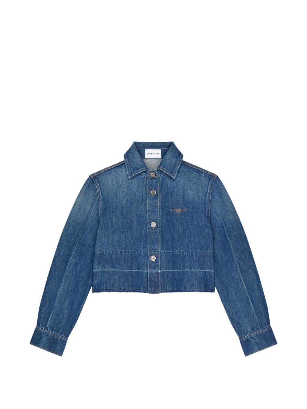 Givenchy Logo Embroidered Coat NAVY