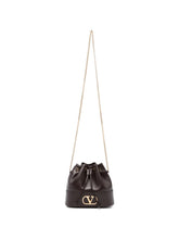 Valentino Garavani VLogo Chain Bag BROWN