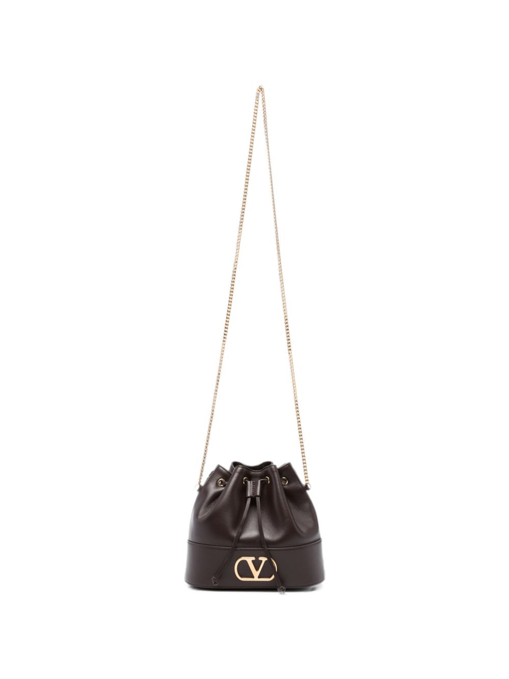 Valentino Garavani VLogo Chain Bag BROWN