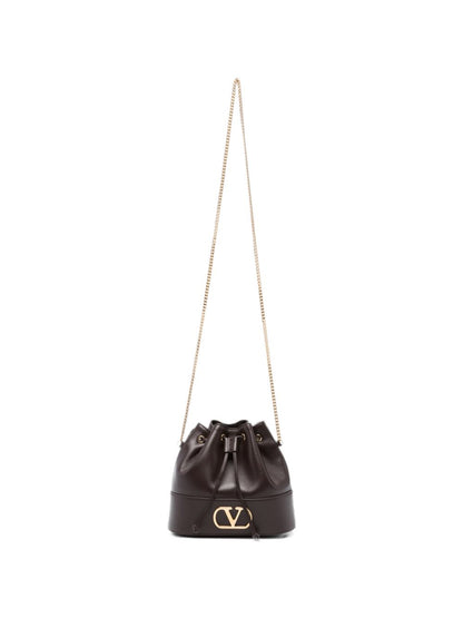 Valentino Garavani VLogo Chain Bag BROWN