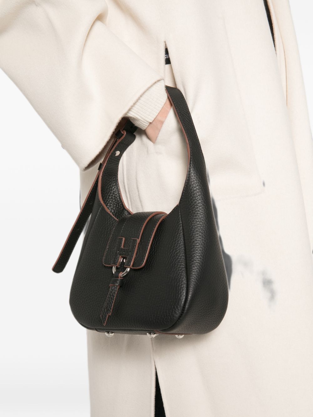 Hogan H-Bag Small Crossbody BLACK