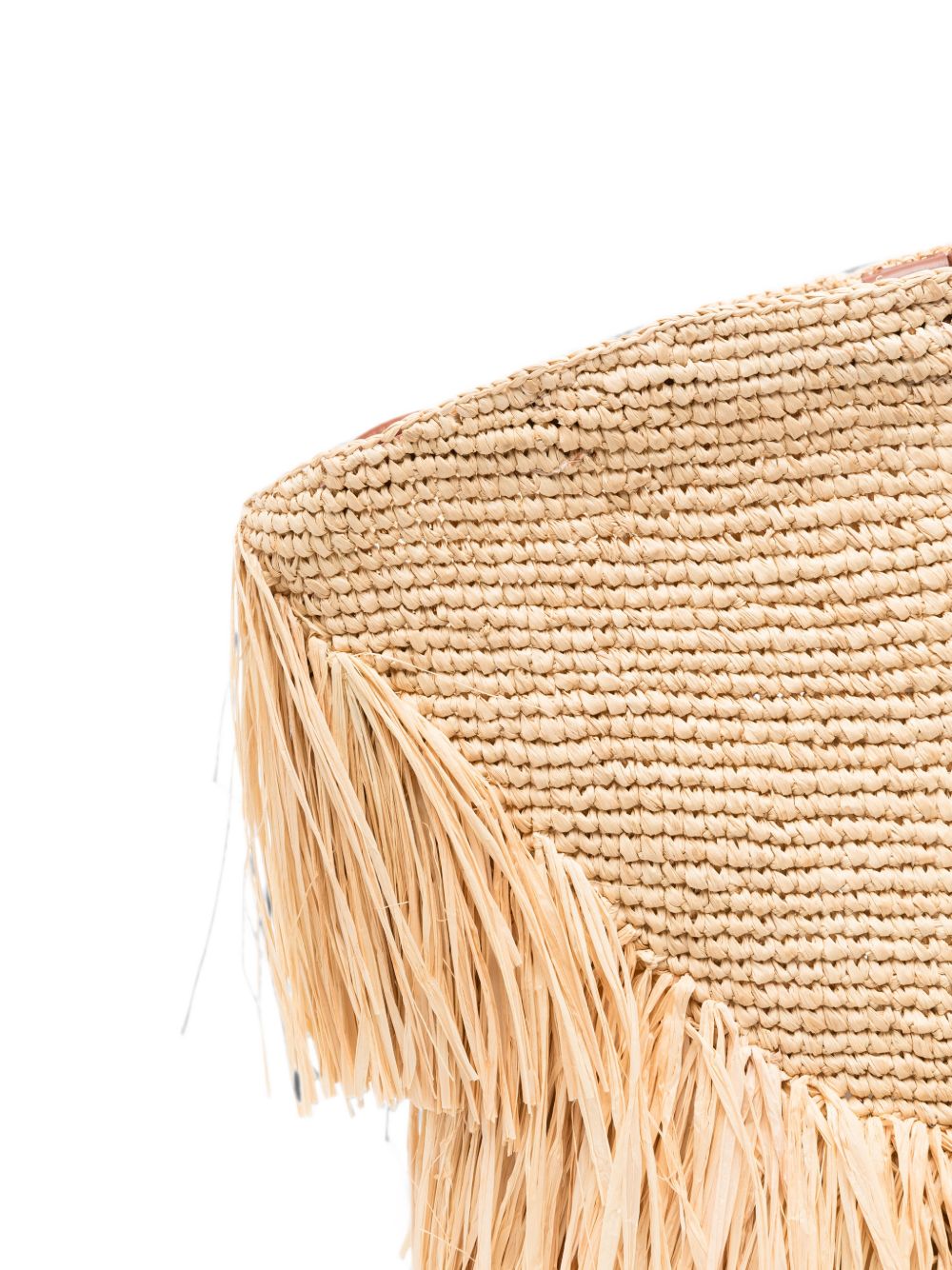 Zimmermann Woven Fringe Tote BEIGE