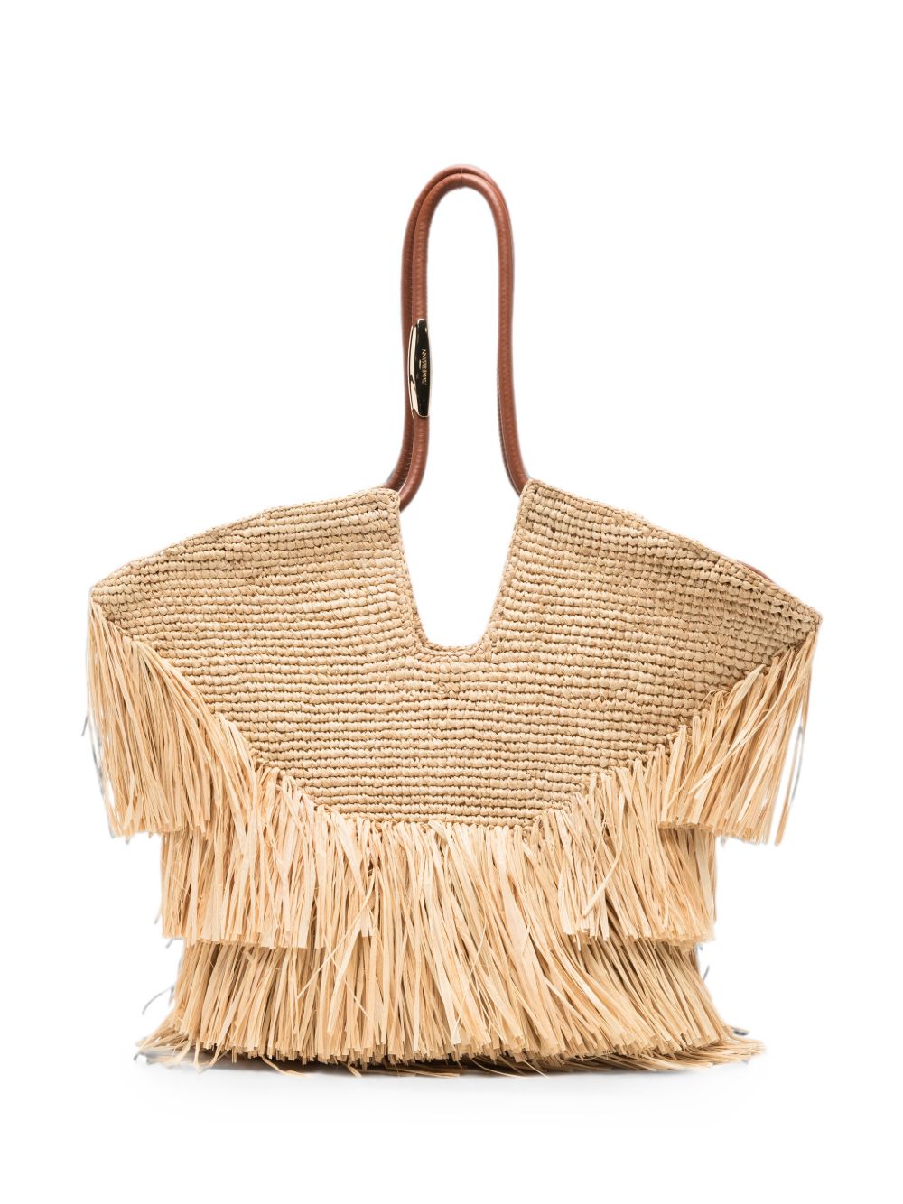 Zimmermann Woven Fringe Tote BEIGE