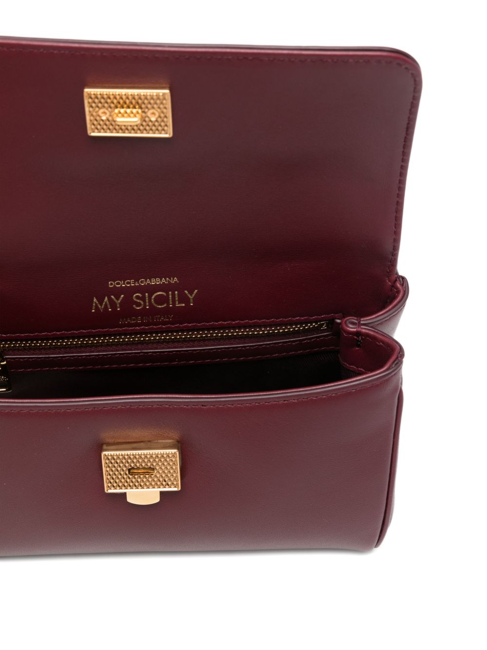 Dolce &amp; Gabbana Sicily Medium Bag BORDEAUX