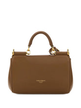 Dolce & Gabbana Sicily Medium Bag Brown