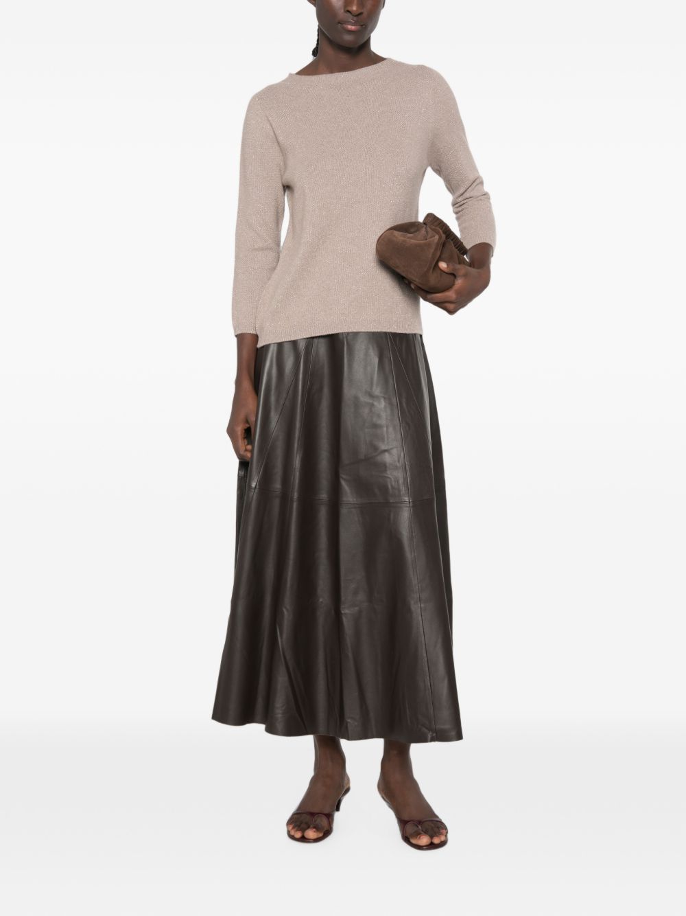 Fabiana Filippi Sweater BROWN