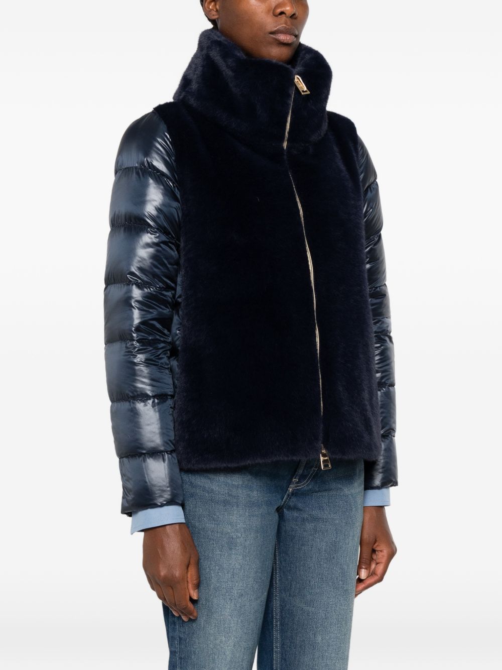 Herno Quilted Coat NAVY