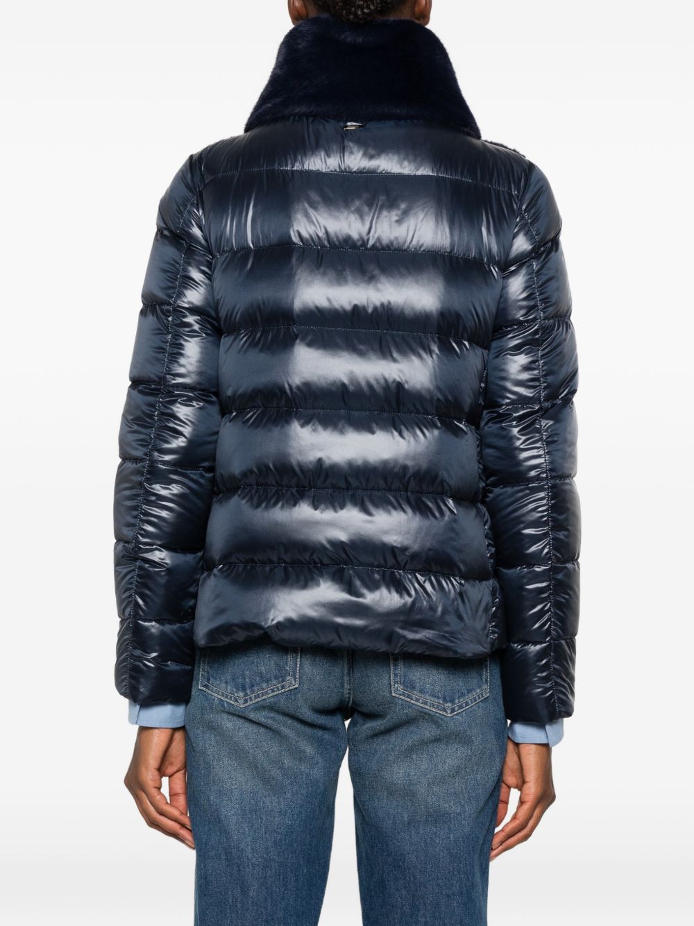 Herno Quilted Coat NAVY