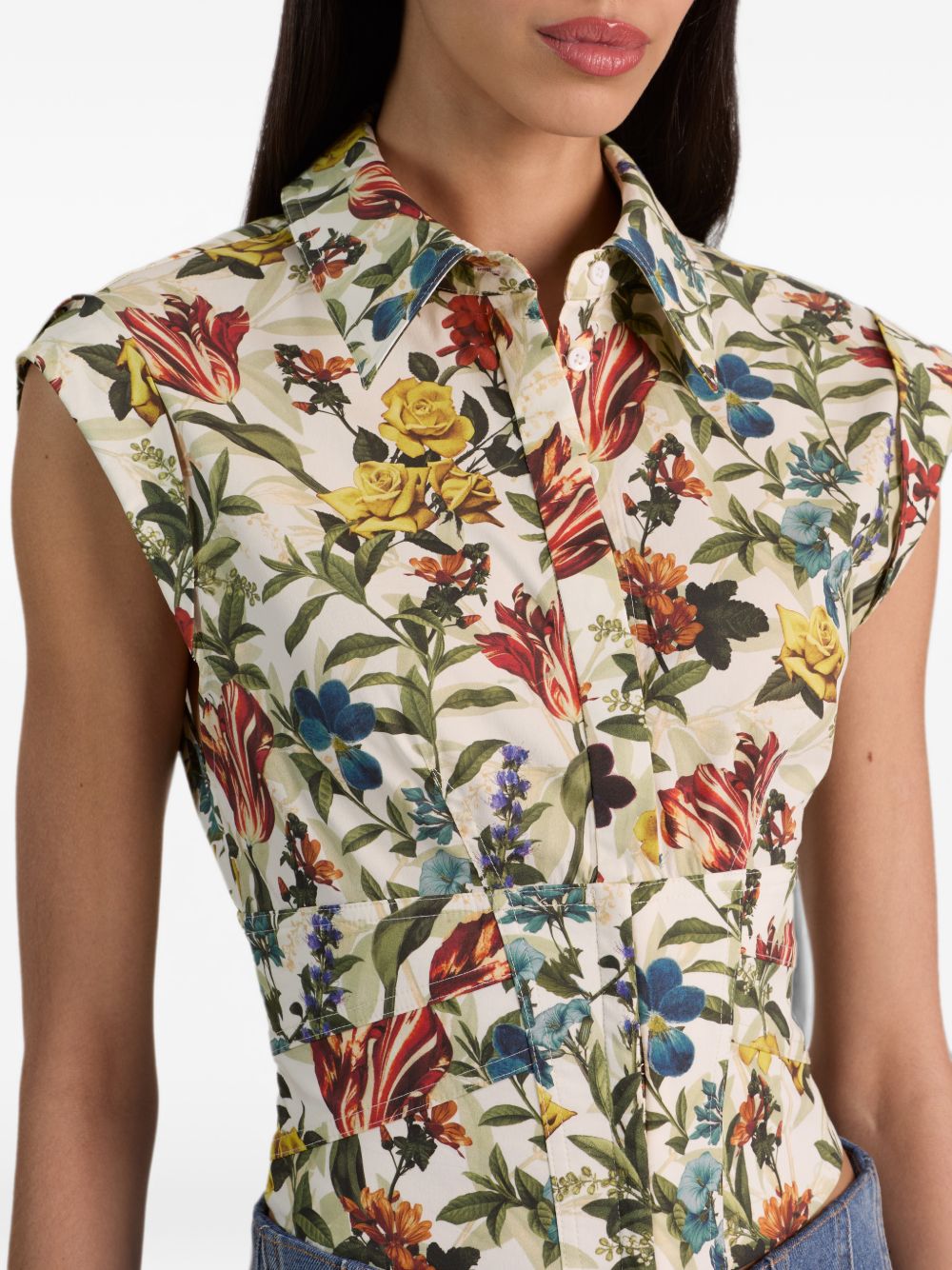 Alice + Olivia Shirt Ivory