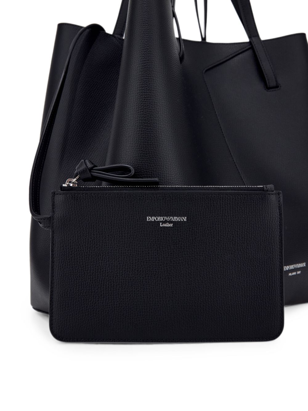 Emporio Armani Large Tote BLACK