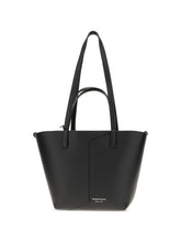 Emporio Armani Leather Tote BLACK