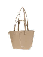 Emporio Armani Leather Tote Gray