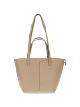 Emporio Armani Leather Tote Gray