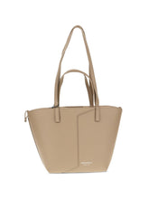 Emporio Armani Leather Tote Gray