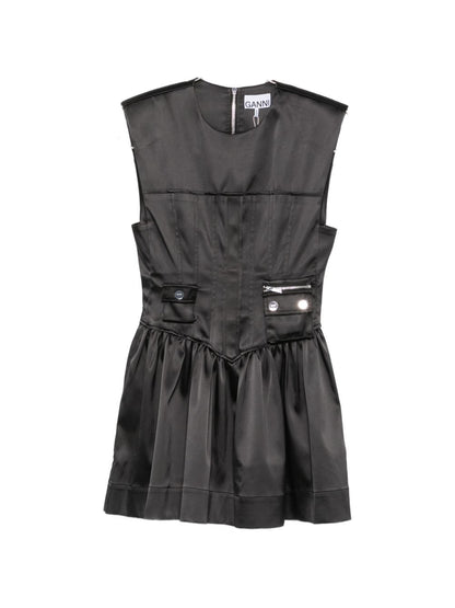 Ganni Dress BLACK
