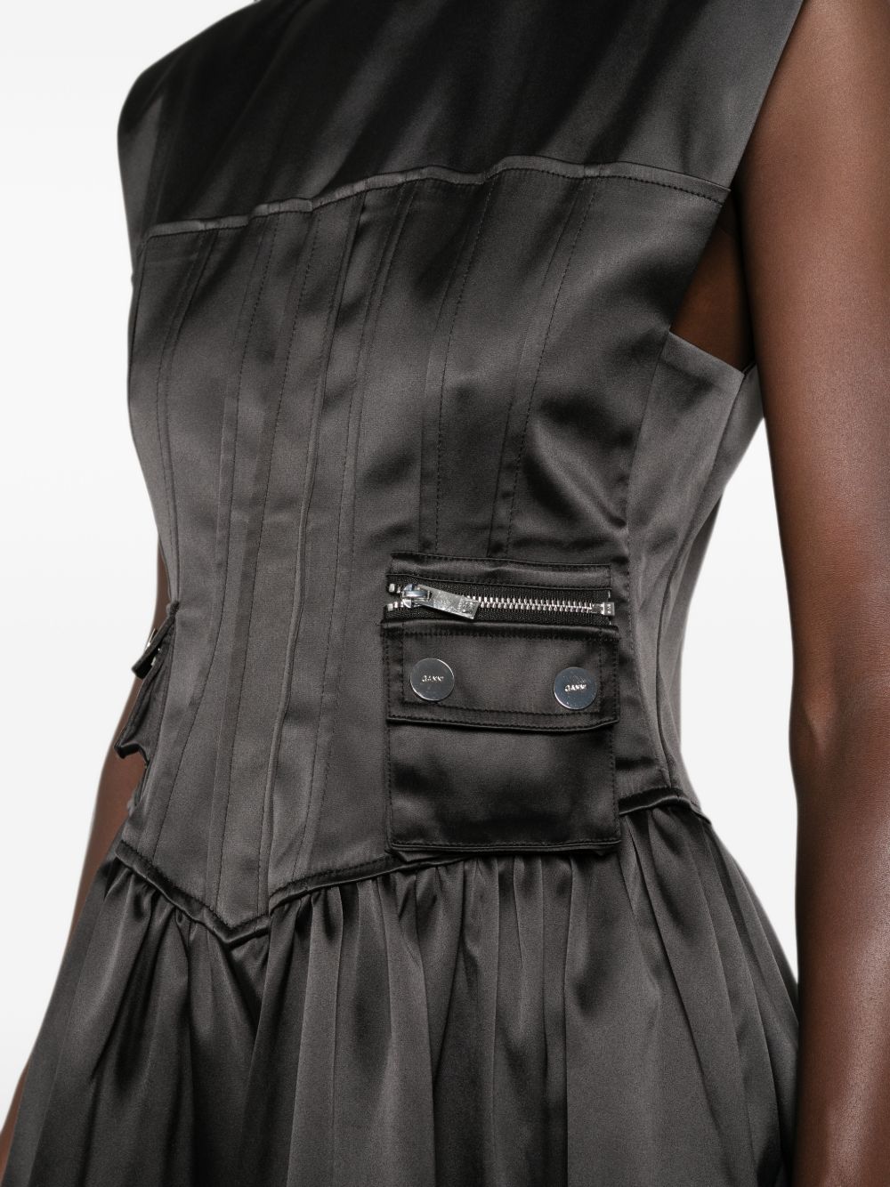 Ganni Dress BLACK