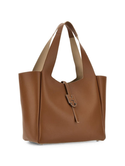 Hogan H-Bag Medium Tote Brown