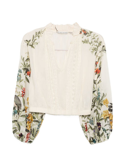Alice + Olivia Blouse ECRU