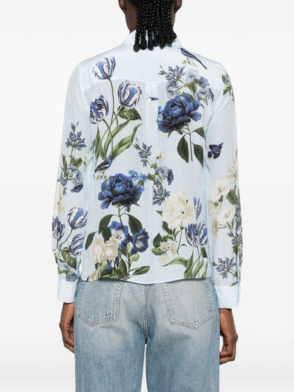 Alice + Olivia Shirt LIGHT BLUE
