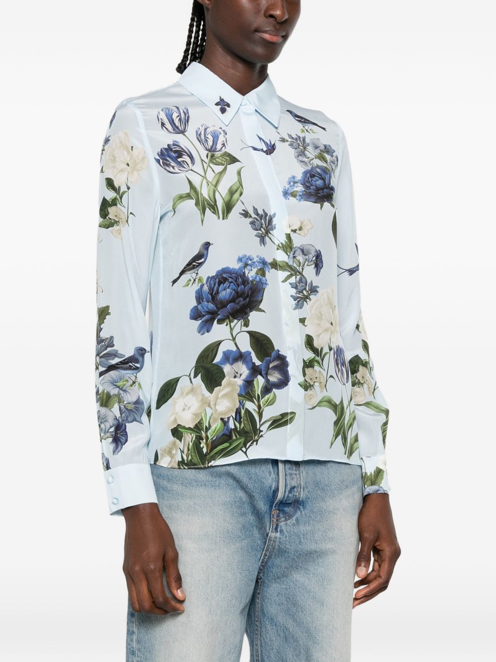 Alice + Olivia Shirt LIGHT BLUE