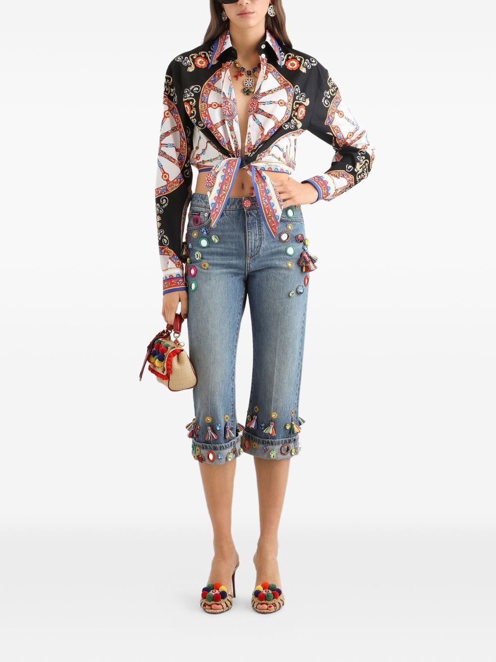 Dolce &amp; Gabbana Silk Shirt BLACK