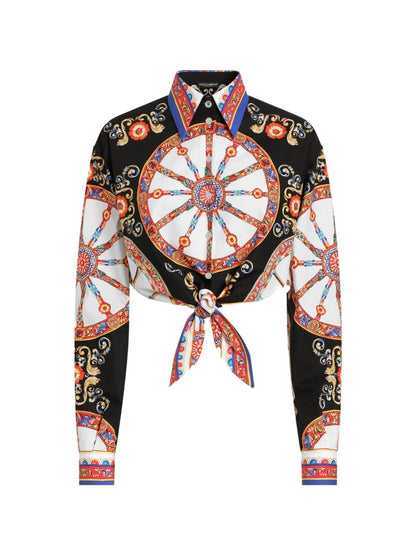 Dolce &amp; Gabbana Silk Shirt BLACK