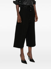The Attico Denim Cotton Bermuda Shorts BLACK