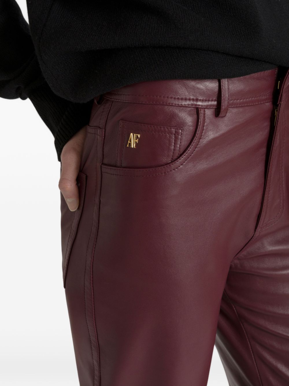 032C Alberta Ferretti Trousers BROWN