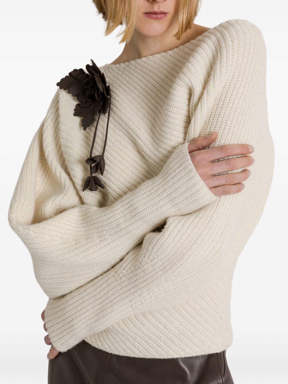 032C Sweater WHITE