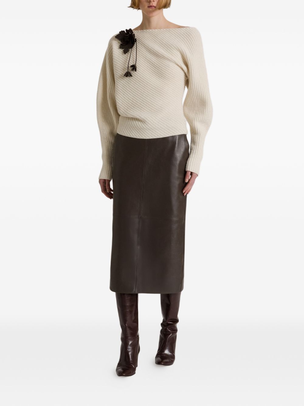 032C Sweater WHITE