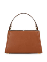 Elisabetta Franchi Logo Plaque Shoulder Bag BROWN