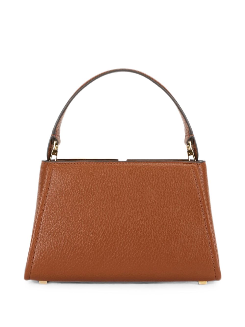 Elisabetta Franchi Logo Plaque Shoulder Bag BROWN