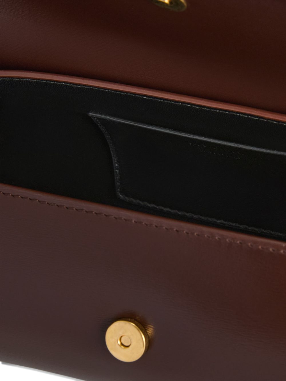 Jil Sander Leather Shoulder Bag BROWN
