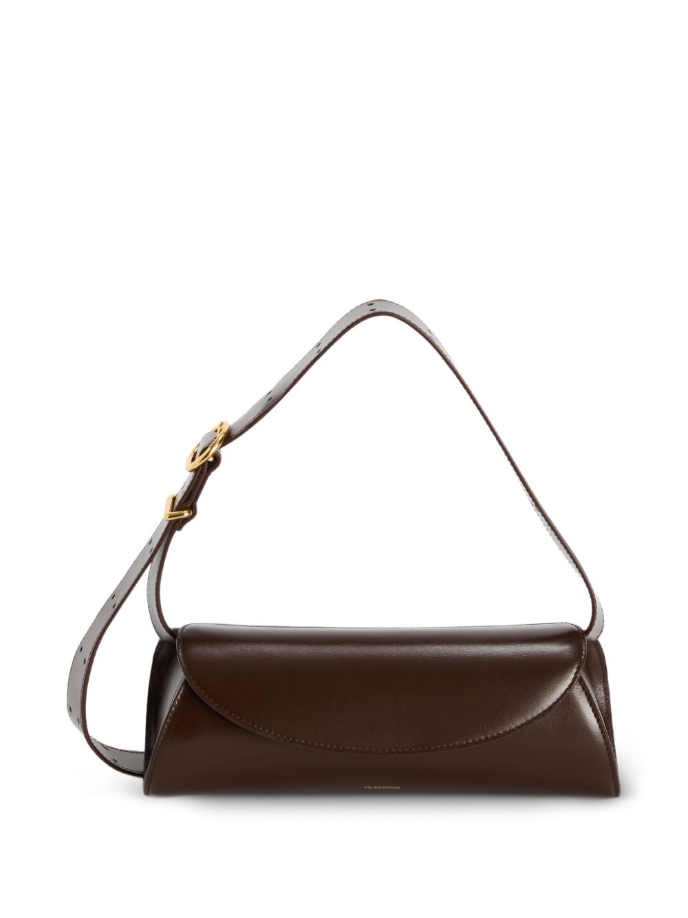Jil Sander Leather Shoulder Bag BROWN