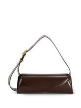 Jil Sander Leather Shoulder Bag BROWN