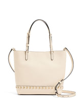 Valentino Garavani Rockstud Small Shoulder Bag Ivory