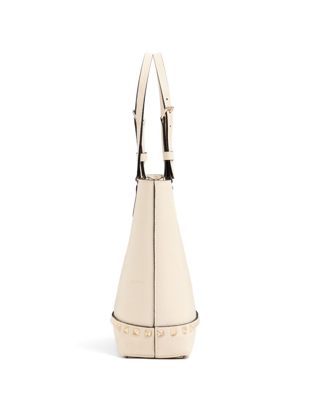 Valentino Garavani Rockstud Small Shoulder Bag Ivory