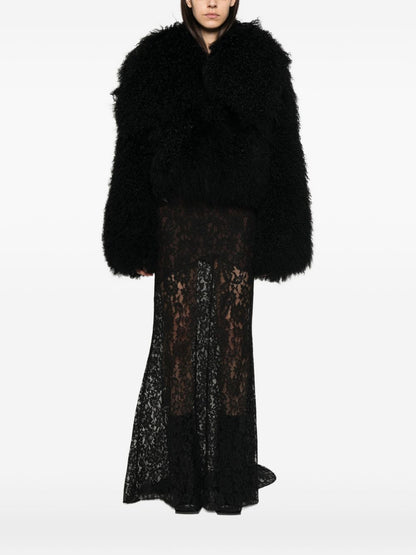 THE ATTICO Coats BLACK