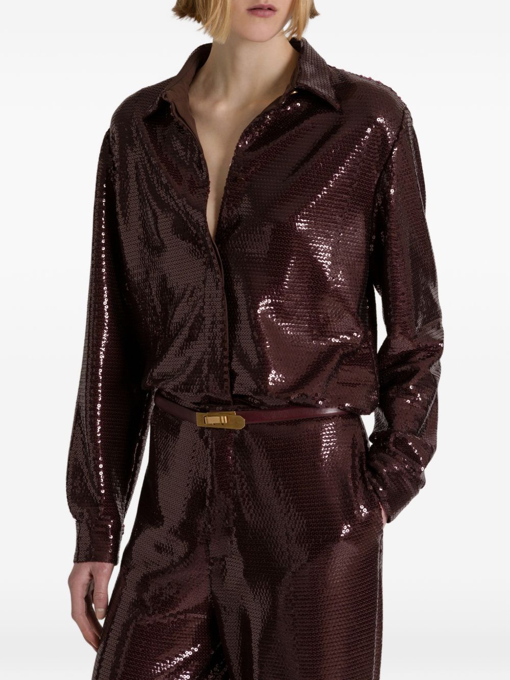 032C Shirt BROWN