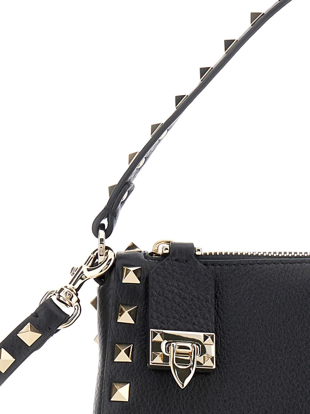 Valentino Garavani Rockstud Small Shoulder Bag BLACK