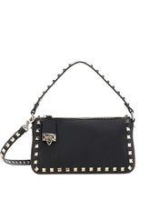 Valentino Garavani Rockstud Small Shoulder Bag BLACK