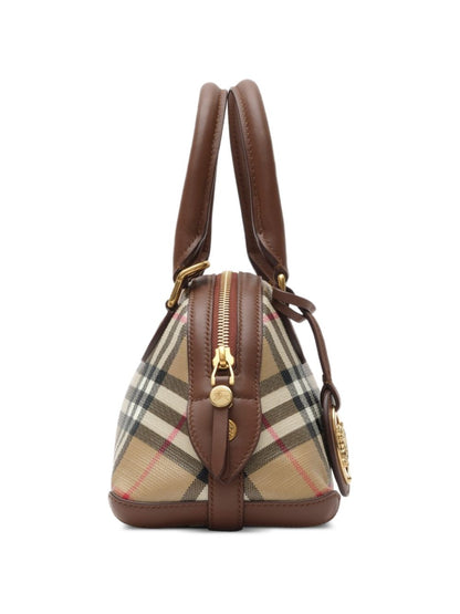 Burberry Check Canvas Pouch BEIGE