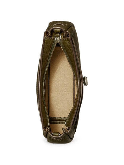 Tory Burch Romy Zip Top Crossbody Bag GREEN