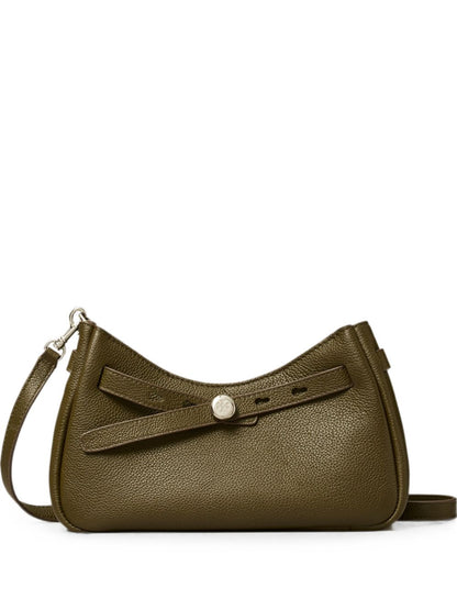 Tory Burch Romy Zip Top Crossbody Bag GREEN