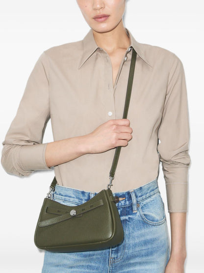 Tory Burch Romy Zip Top Crossbody Bag GREEN