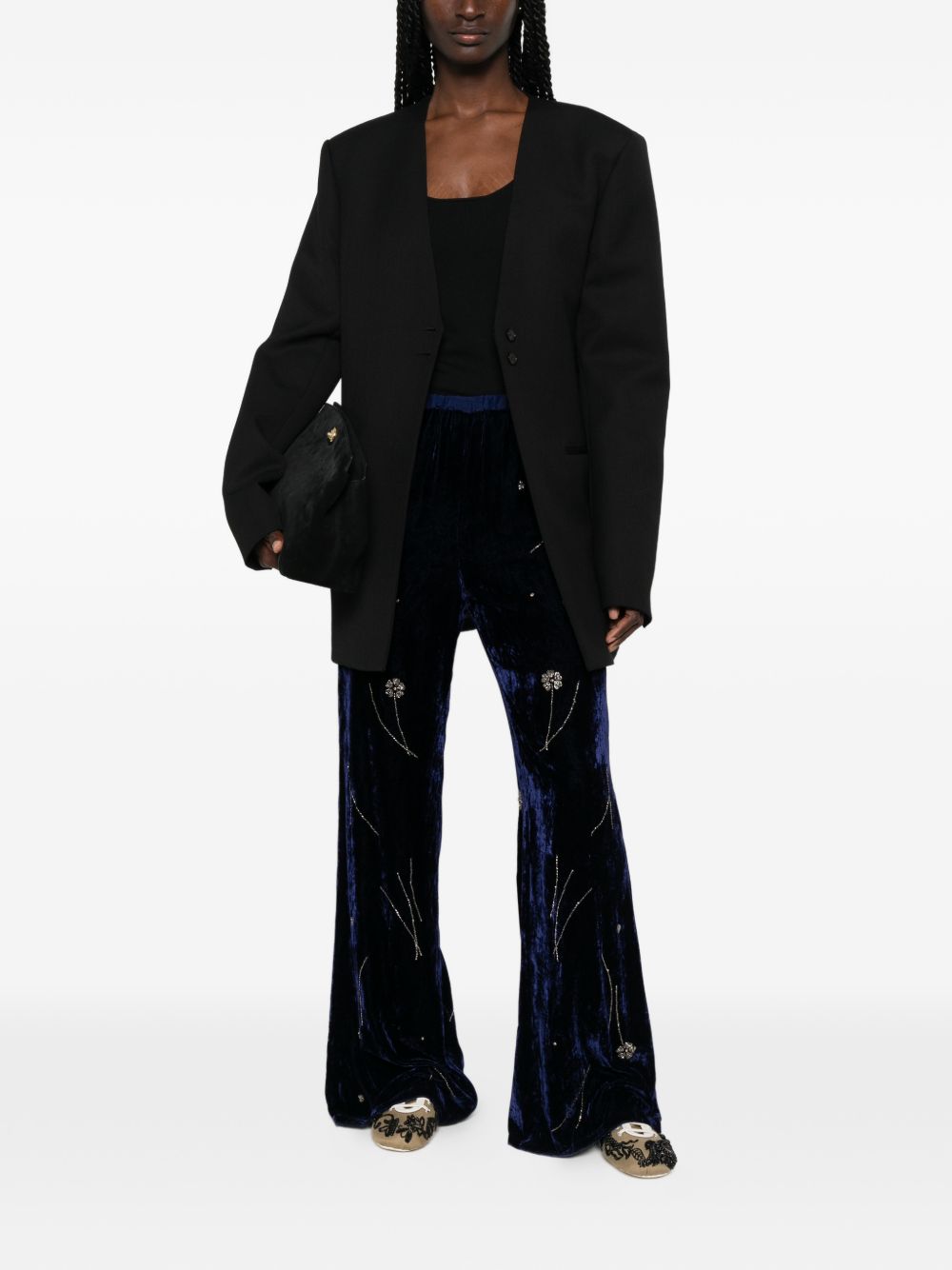 Forte Forte Trousers NAVY