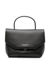 Emporio Armani Leather Top Handle Bag BLACK