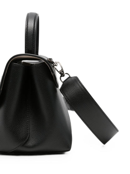 Emporio Armani Leather Top Handle Bag BLACK