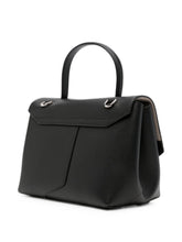 Emporio Armani Leather Foldover Bag BLACK